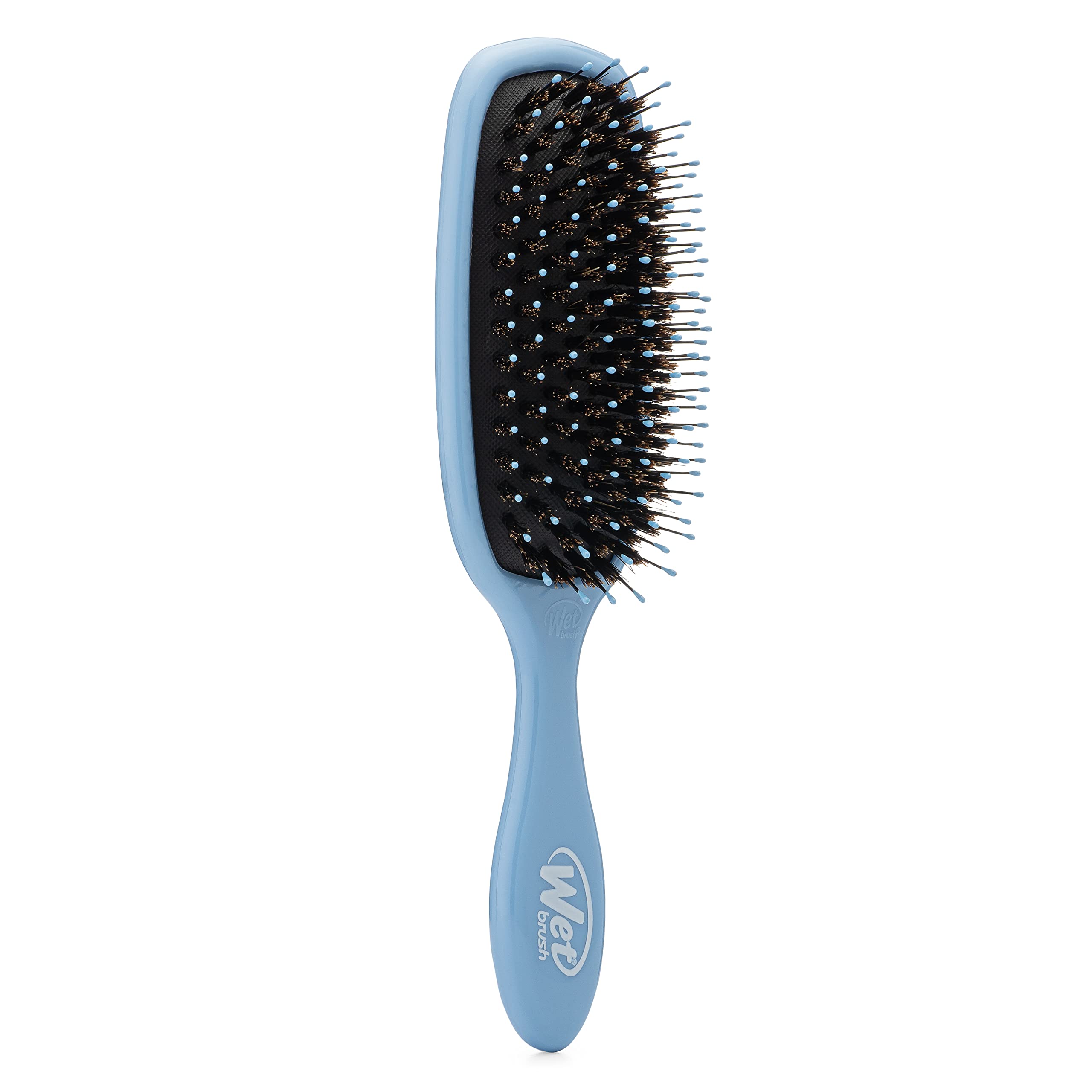 Cerdas IntelliFlex de Wet Brush en primer plano para desatar nudos con menos roturas