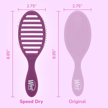 Wet Brush Speed Dry, mango ergonómico para un peinado cómodo.