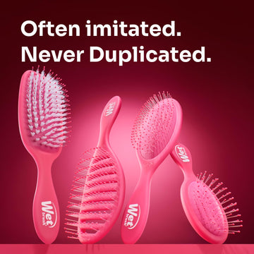 Wet Brush uso en cabello mojado o seco para desenredar con suavidad