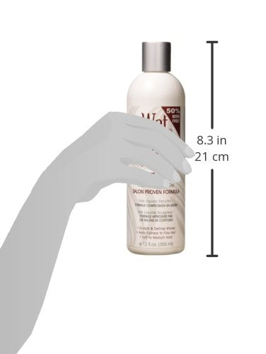 Wet-n-Wavy gel líquido: acabado lustrante suave mejora manejabilidad.