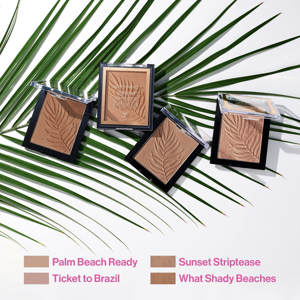 Pigmentos perlados del bronzer aportando luz interna