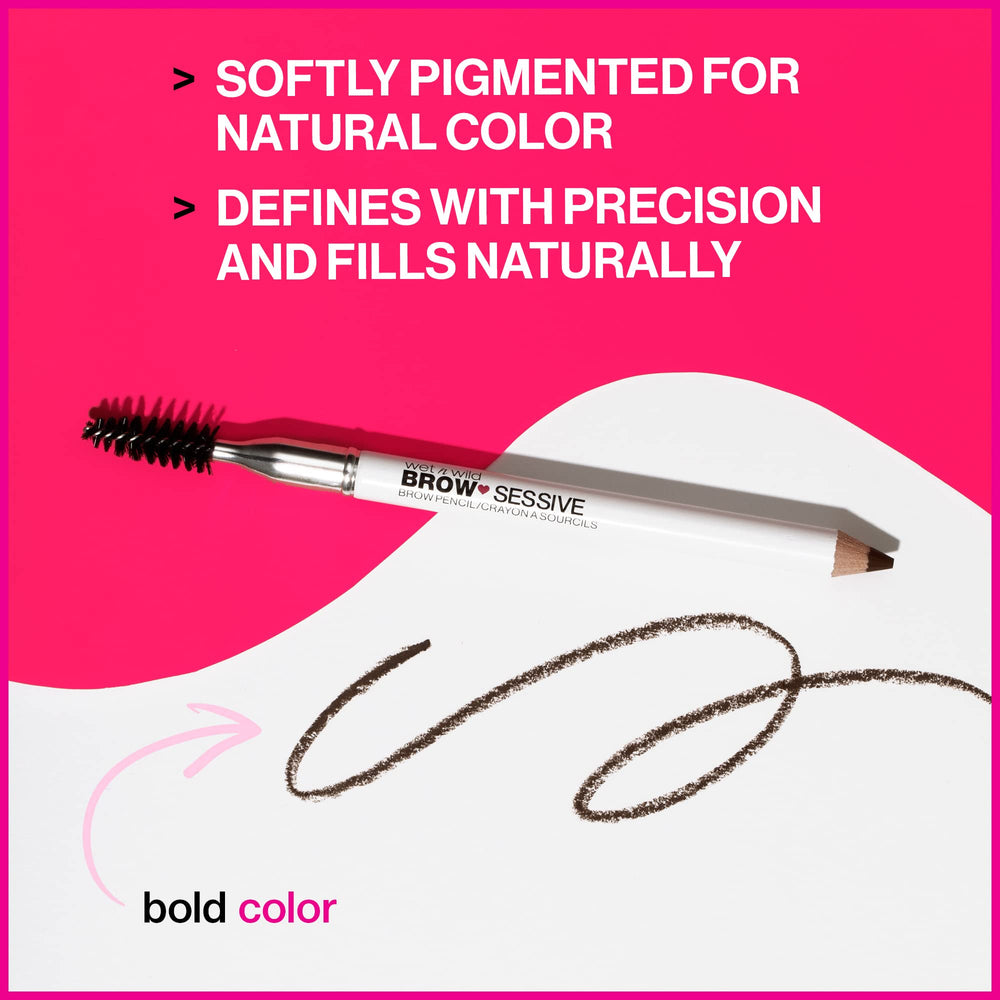 Brow-Sessive wet n wild: cepillo espiral integrado para peinar y dar forma.
