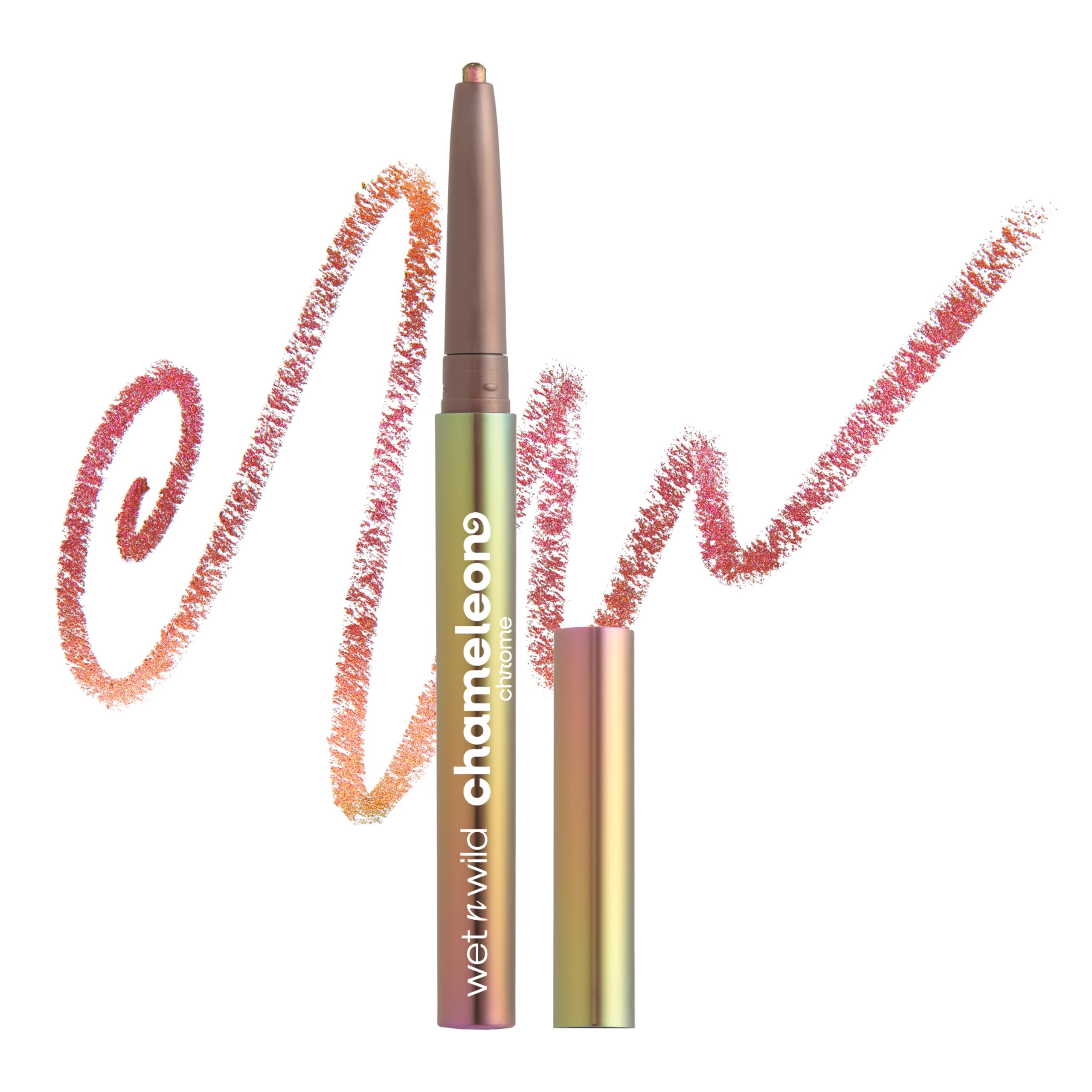 wet n wild Delineador Chameleon Chrome con aplicación retráctil para delineado rápido y cómodo