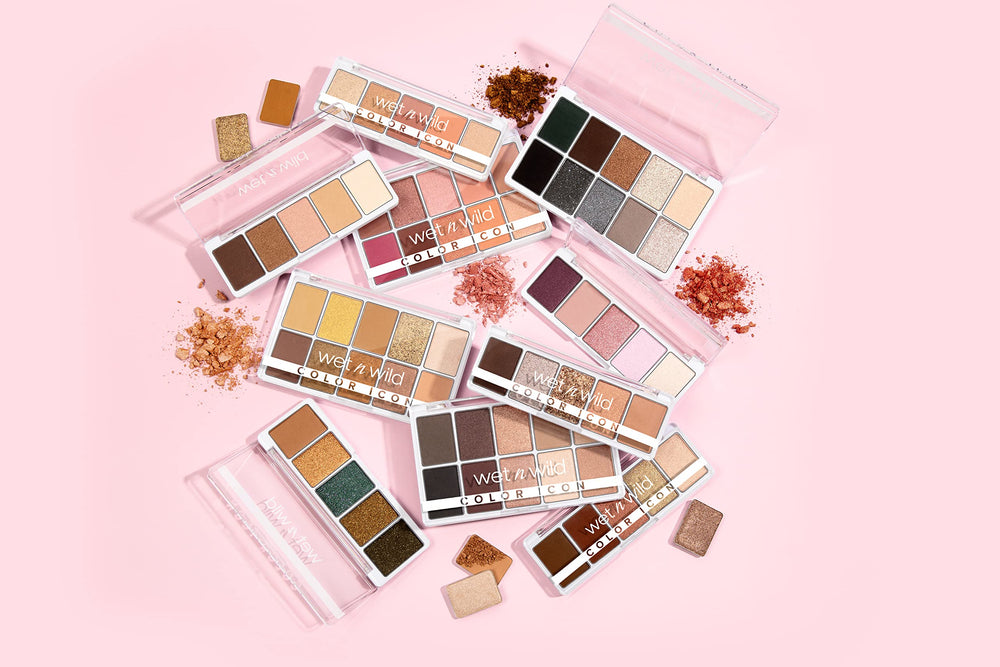 wet n wild Color Icon 10-Pan con pigmentos sedosos para difuminar