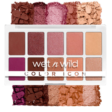 wet n wild Color Icon 10-Pan con tonos rosas sutiles para look suave