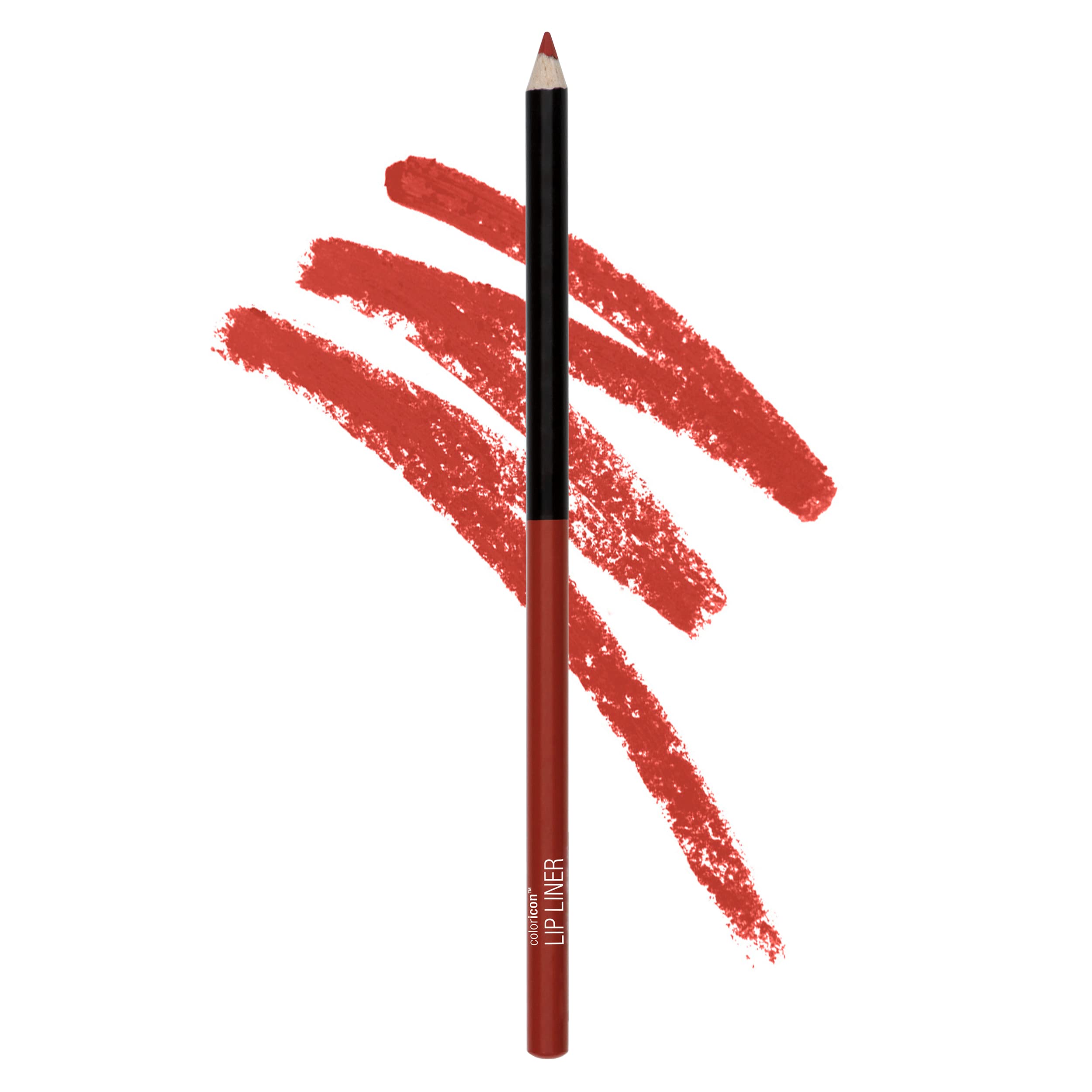 Delineador wet n wild Color Icon en tono baya rojo, aplicación suave para definición precisa.