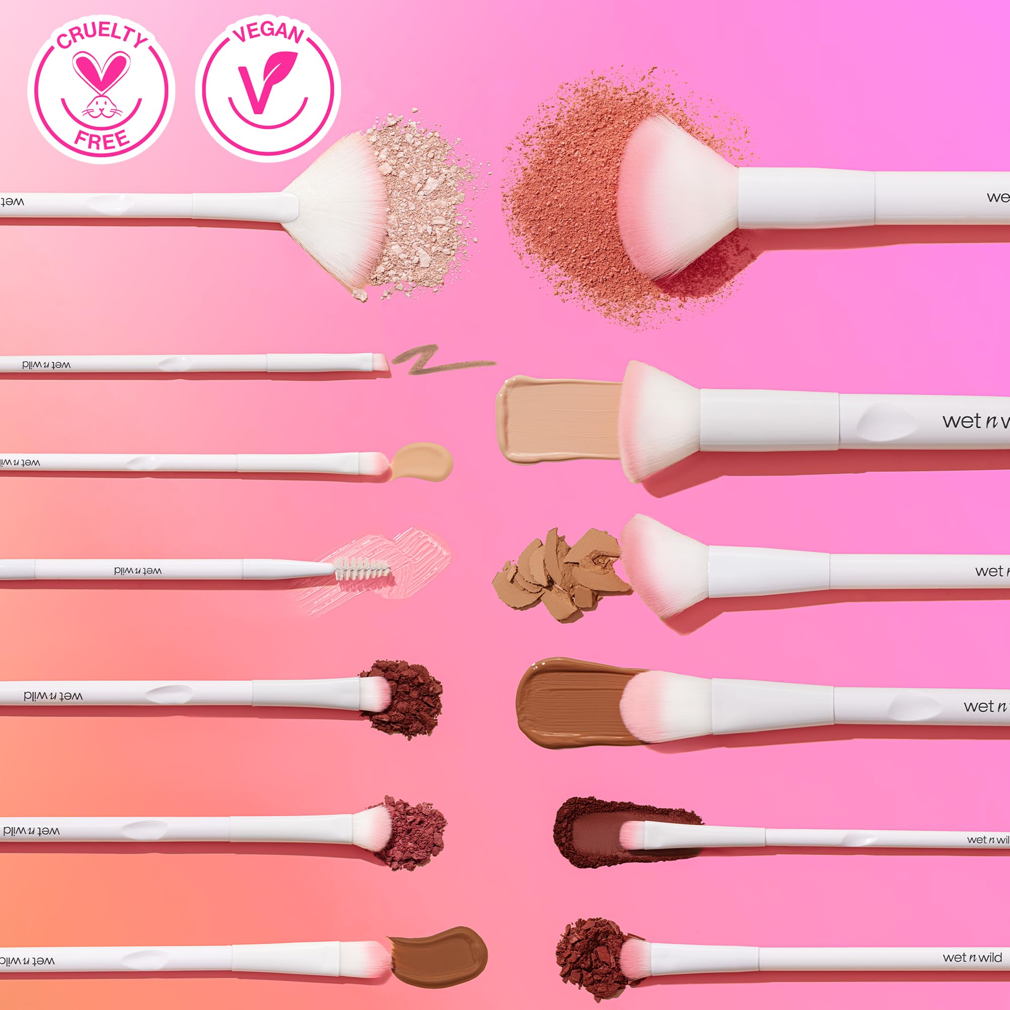 Pincel Wet n Wild libre de crueldad vegano para piel sensible