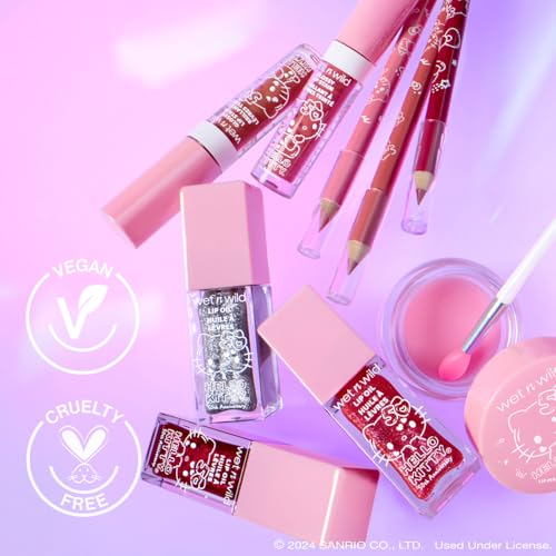 wet n wild Glossy Lip Stain textura suave al aplicarlo.