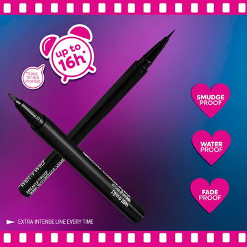 wet n wild Mega Last Breakup Proof color negro intenso realza look