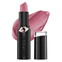 wet n wild Mega Last Matte Lip Color Mauve Outta Here, aplicación cremosa para color intenso
