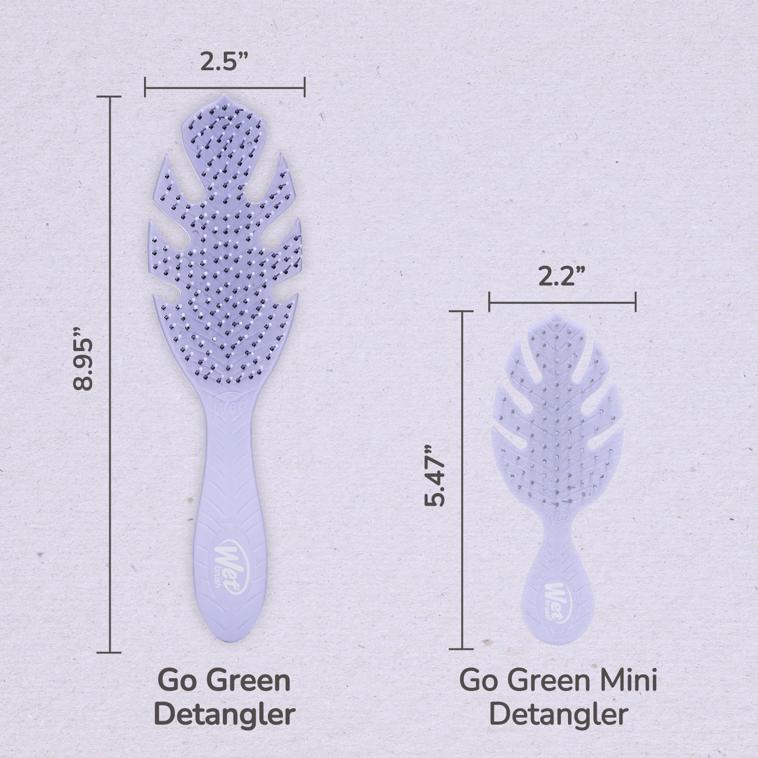 Viaje fácil con Wet Brush Go Green Desenredante Purple
