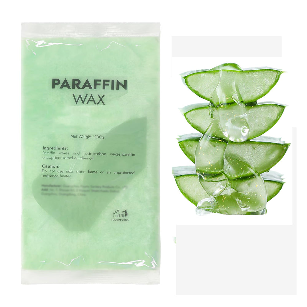 wewax parafina con aloe vera y aceites, para una piel suave y nutrida