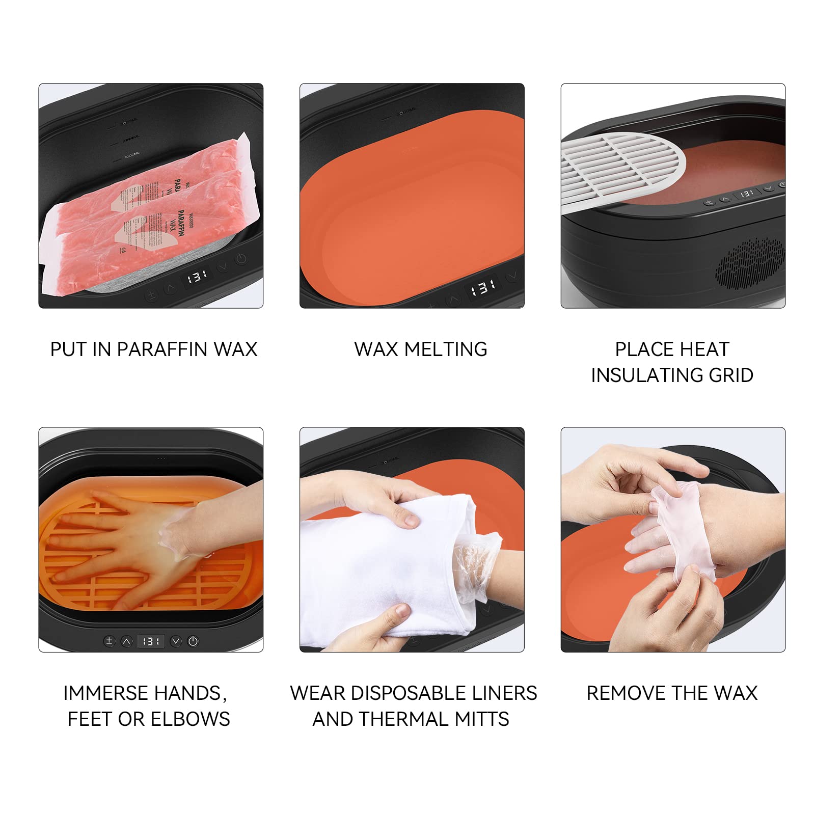 uso en casa con durazno: experiencia de spa con wewax.