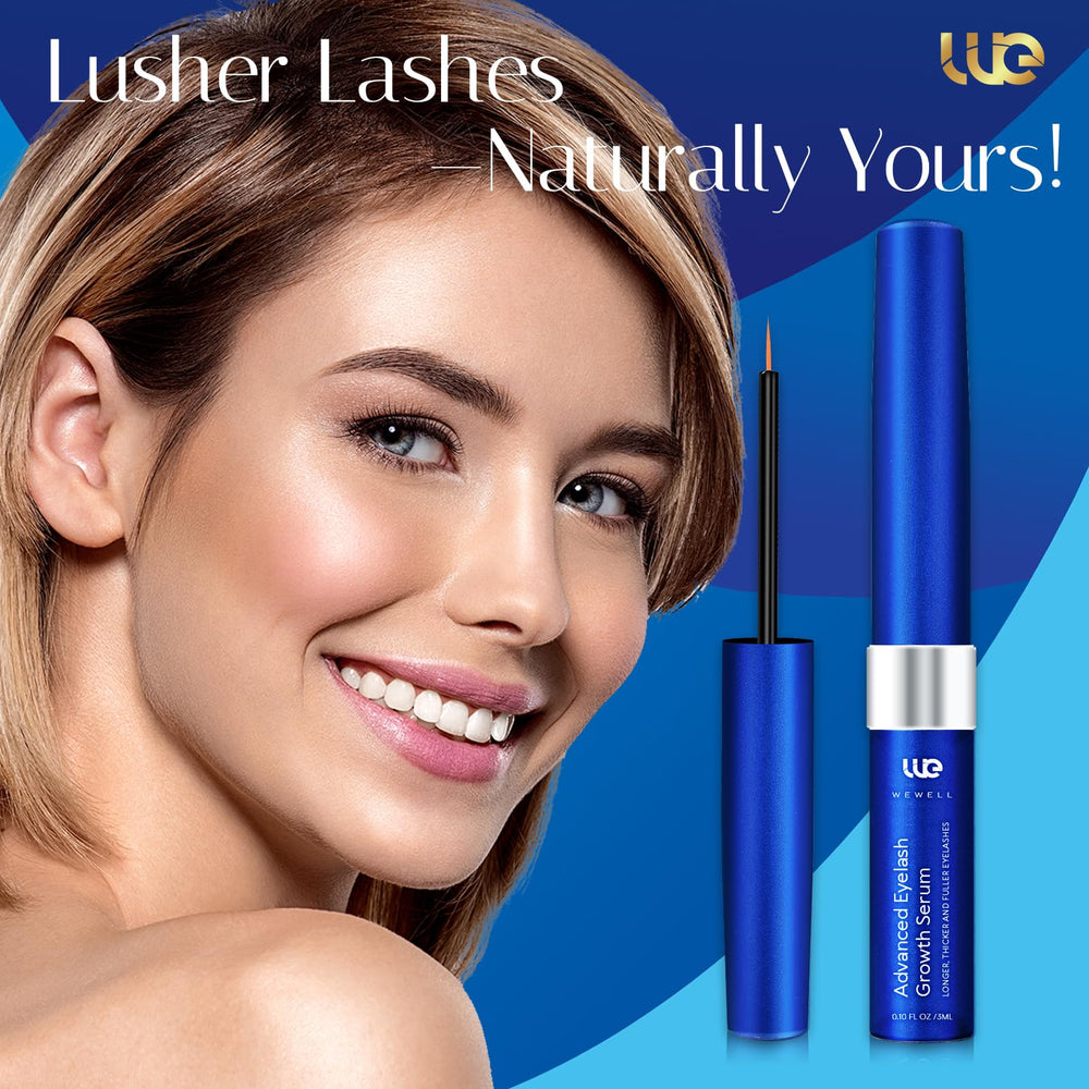 Wewell Serum cuidados diarios para pestañas más sanas y hermosas