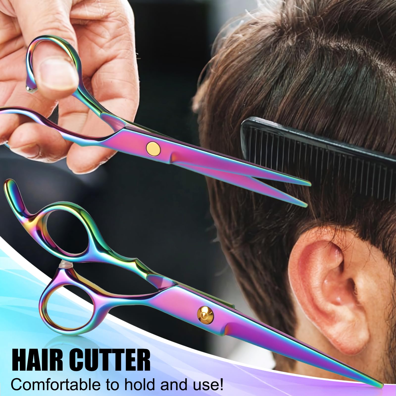 Accesorios incluidos de WFOEJEJ para completar el set de peluquería.
