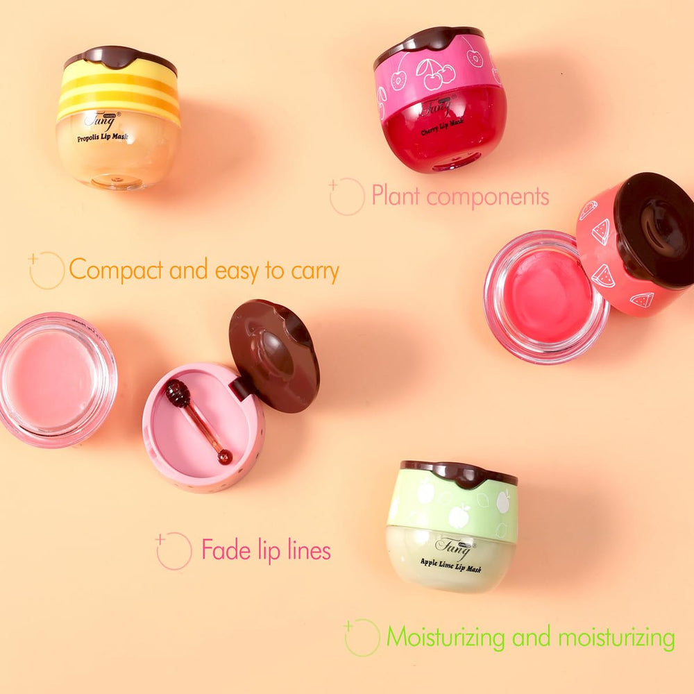 Bálsamo labial WFWJ fresa en tarro con aroma