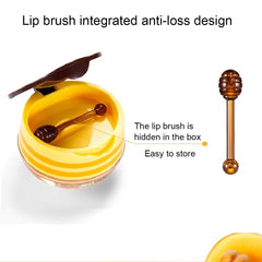 Bálsamo labial WFWJ con propóleo y fresa para labios suaves.