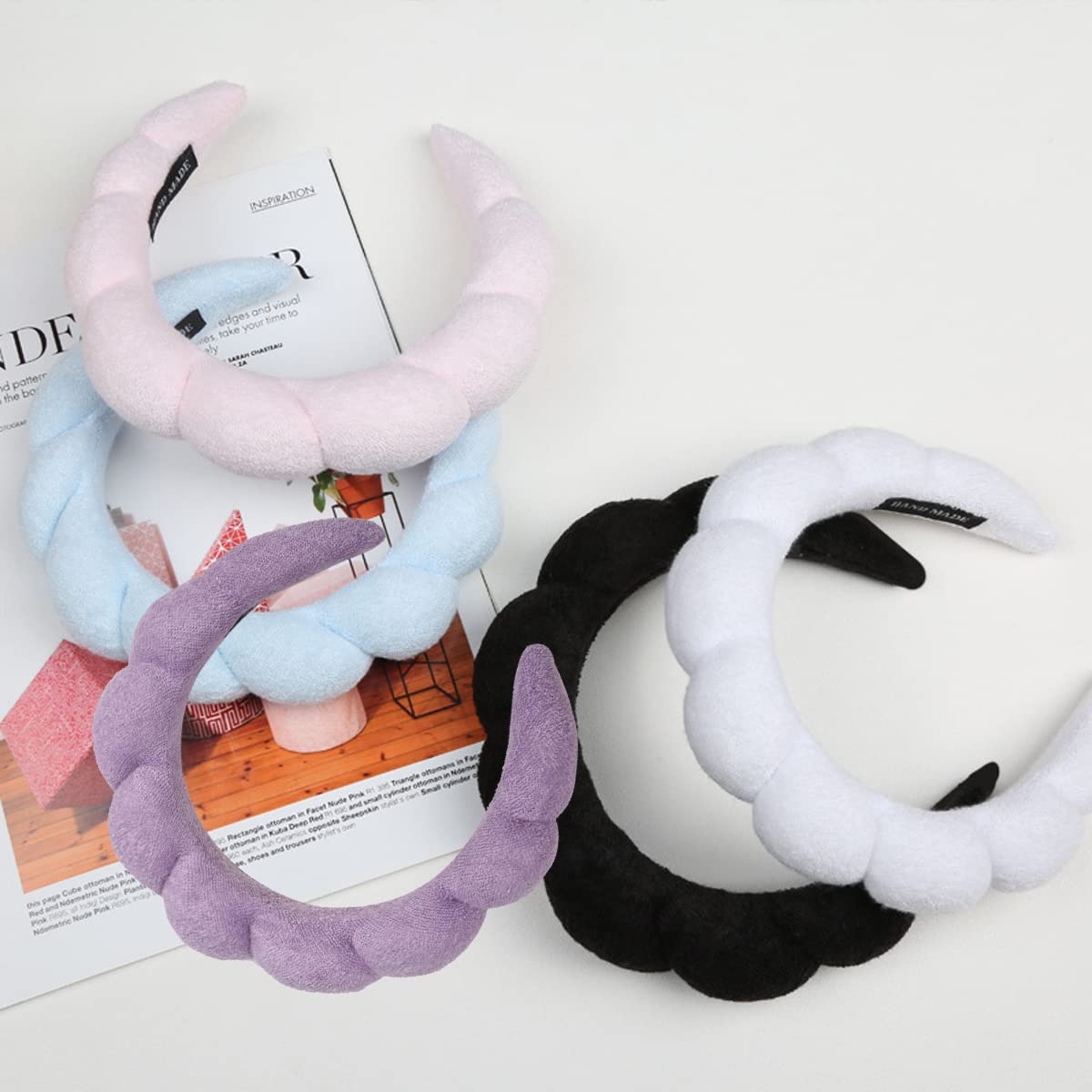 Regalo ideal WFWJ, banda de spa suave para amigas y familia.