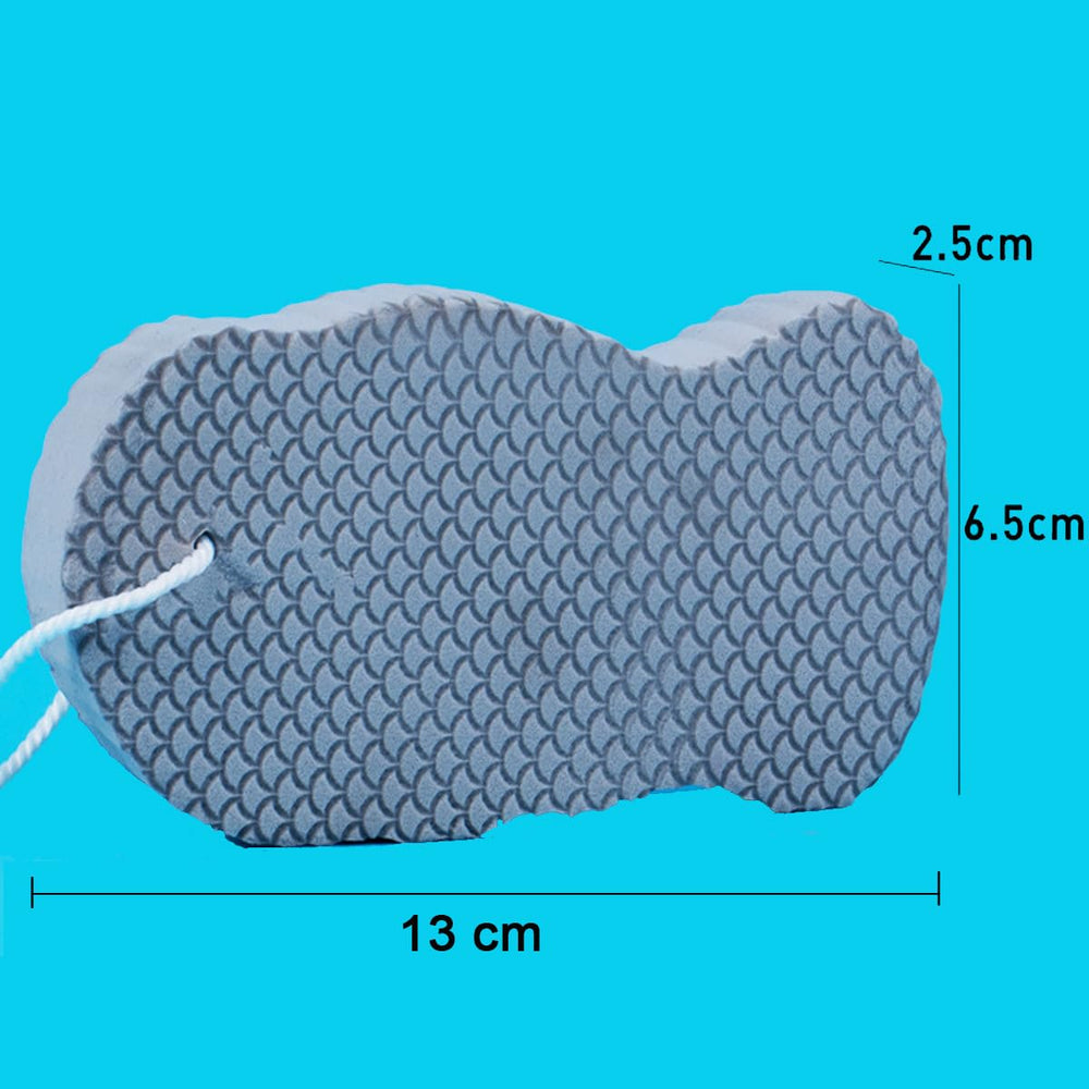 Esponja exfoliante WFWJ con diseño de cordón para colgar.