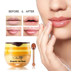 Mascarilla labial WFWJ propóleo sandía exfolia suavemente los labios.