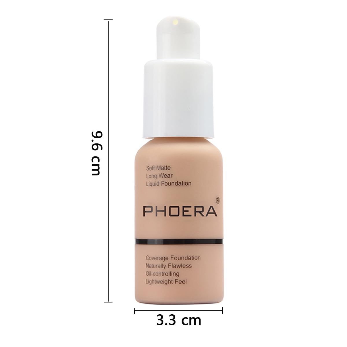 Empaque doble Beige suave para tono uniforme.