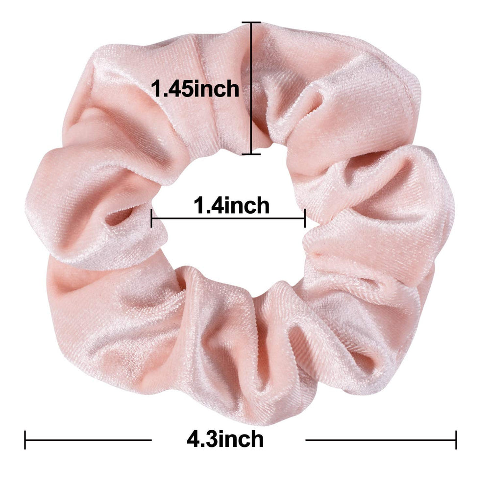 Whaline coleteros de terciopelo rosa de lujo, soporte cómodo para looks elegantes.