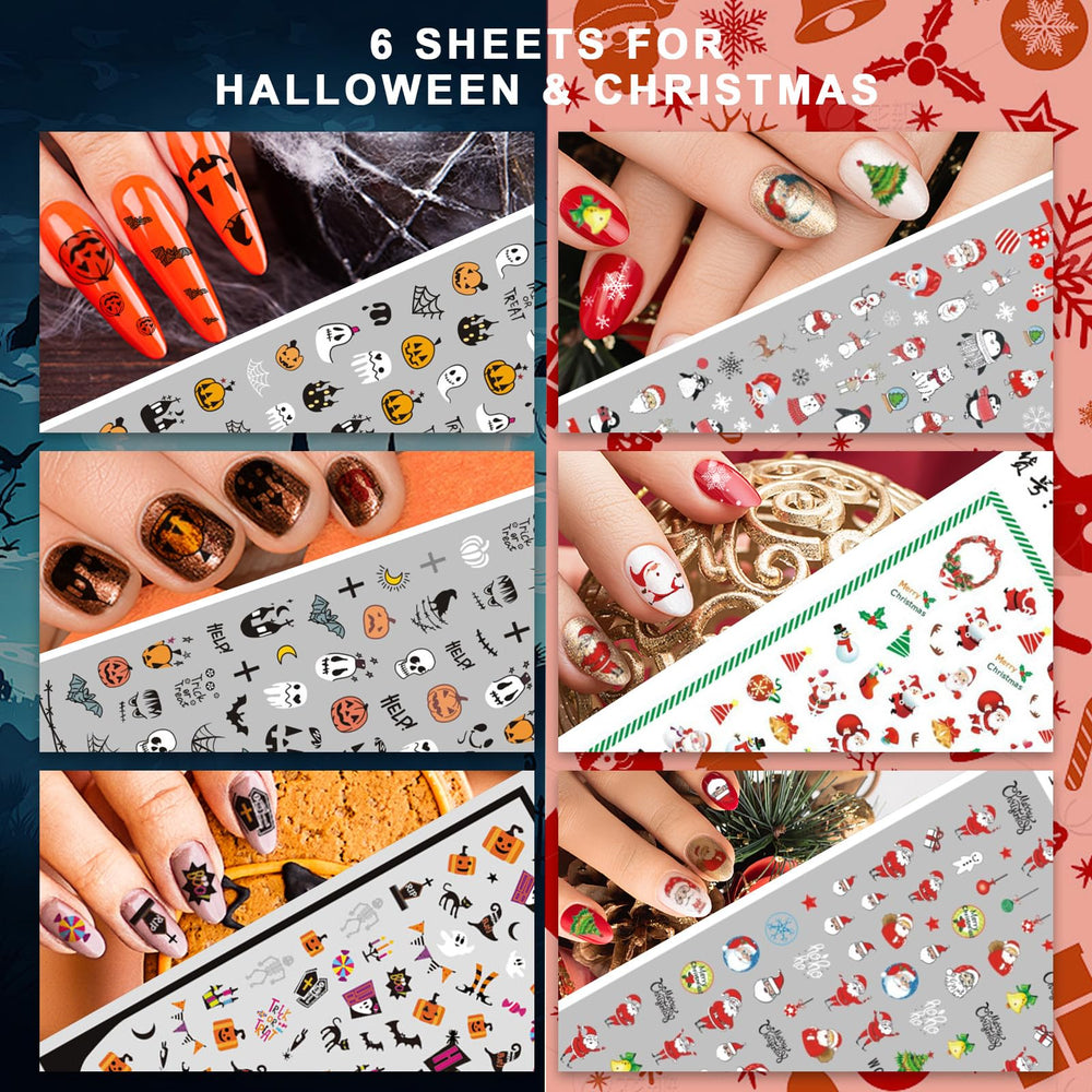 Whaline, diseño de Acción de Gracias en uñas, motivos festivos para otoño.