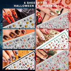Whaline, diseño de Acción de Gracias en uñas, motivos festivos para otoño.