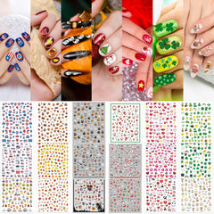 Whaline, estampados de uñas para fiestas, variedad y brillo para una manicura fácil.
