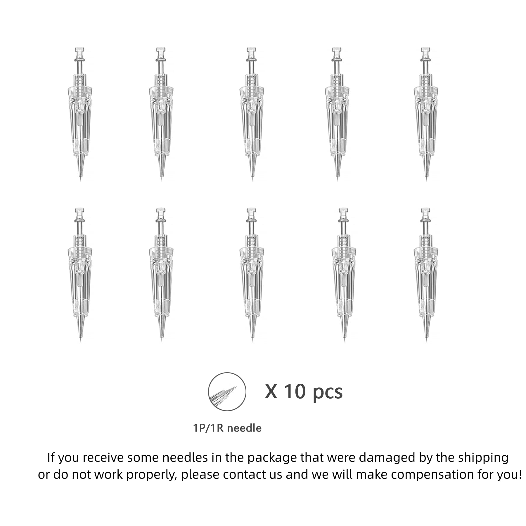 Whalrace conjunto de agujas PMU 10 piezas desechables