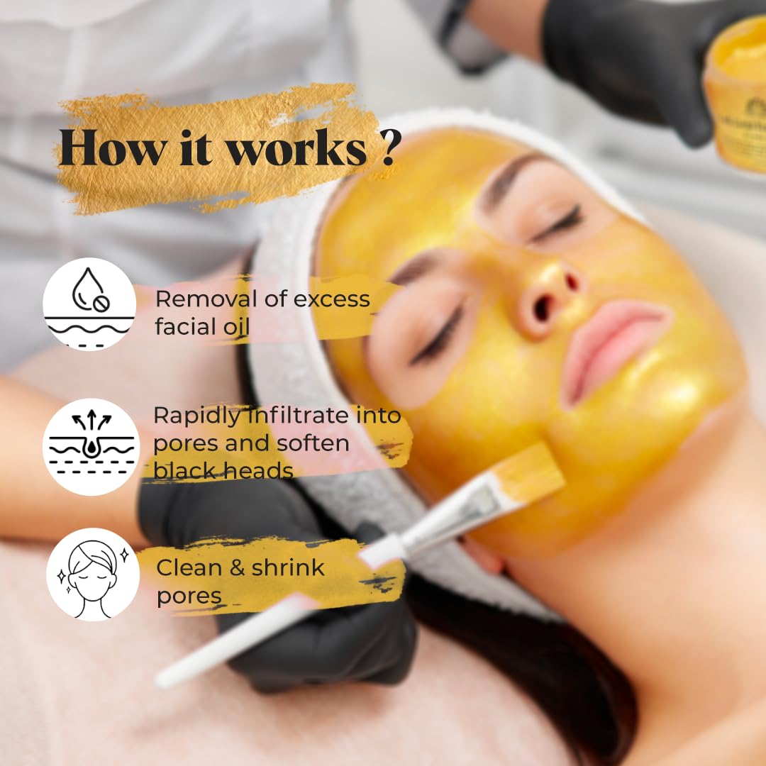 White Naturals 24K oro mascarilla: regalo lujoso para momentos de cuidado personal.