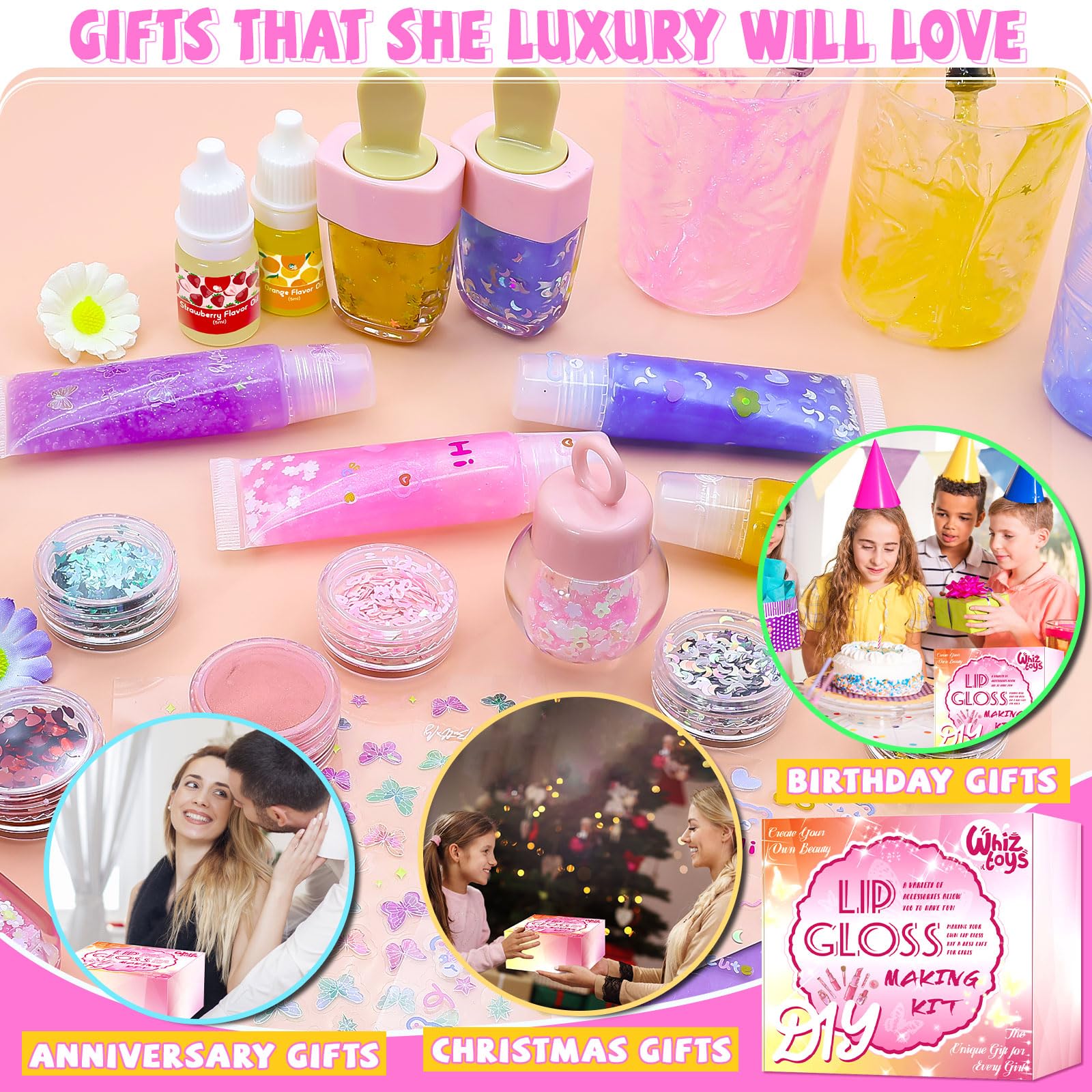 WhizToys kit bolsas organza para regalo o almacenamiento.