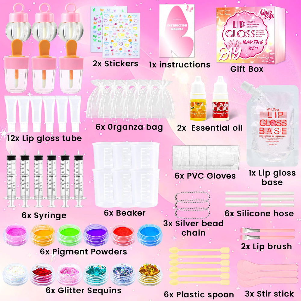 WhizToys kit pigmentos multicolor para crear tonos personalizados.