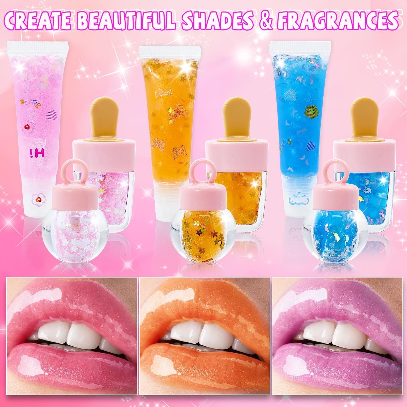 WhizToys kit pinceles para aplicar y mezclar colores.