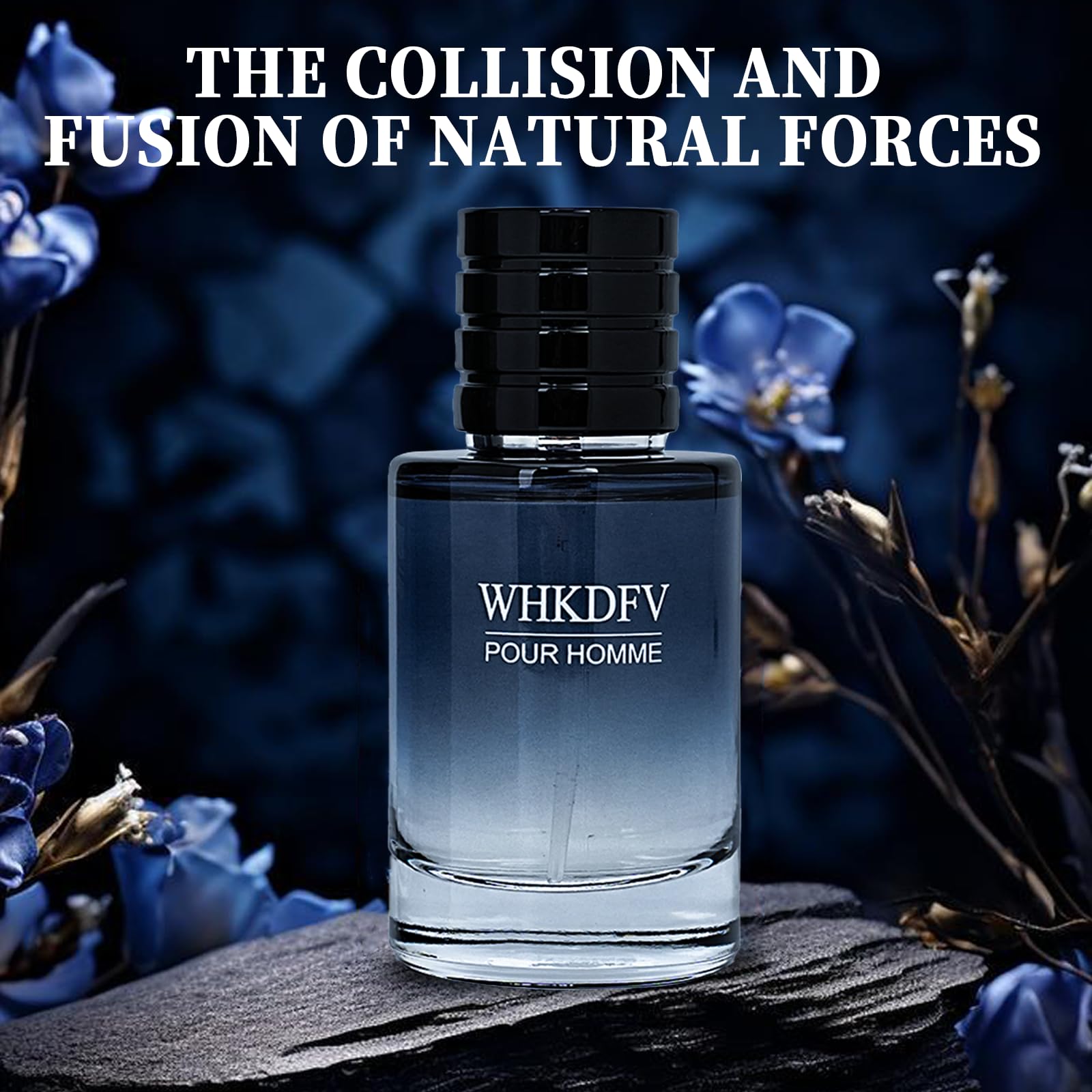 WHKDFV colonia para hombre con capacidad de 50 ml, práctico para uso diario.