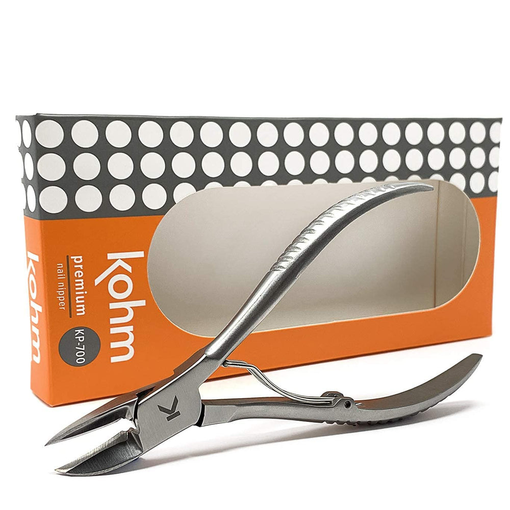 corta-unas kohm de wholehealthsupply para uñas encarnadas; mango ergonómico para mayor comodidad