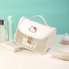 bolso wieezen cuero sintético translúcido, maquillaje protegido y acceso fácil