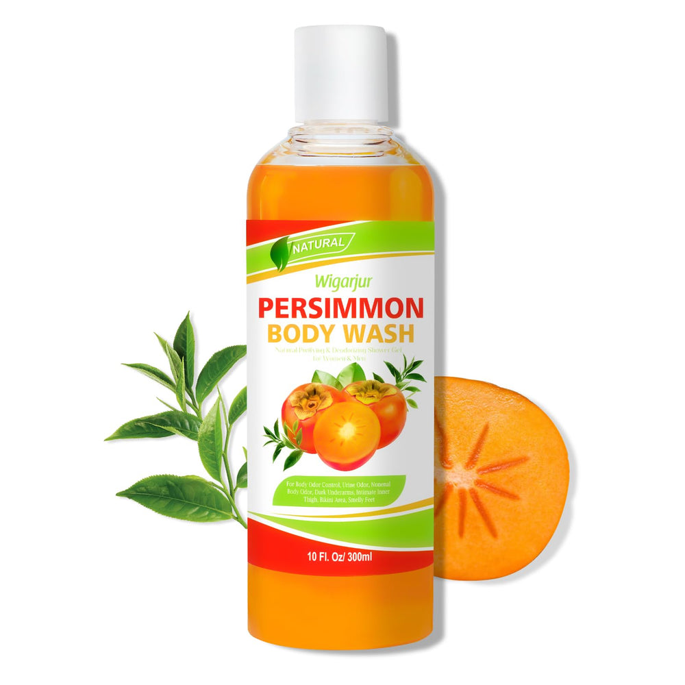 Wigarjur Persimmon: botella de gel de ducha suave para uso diario