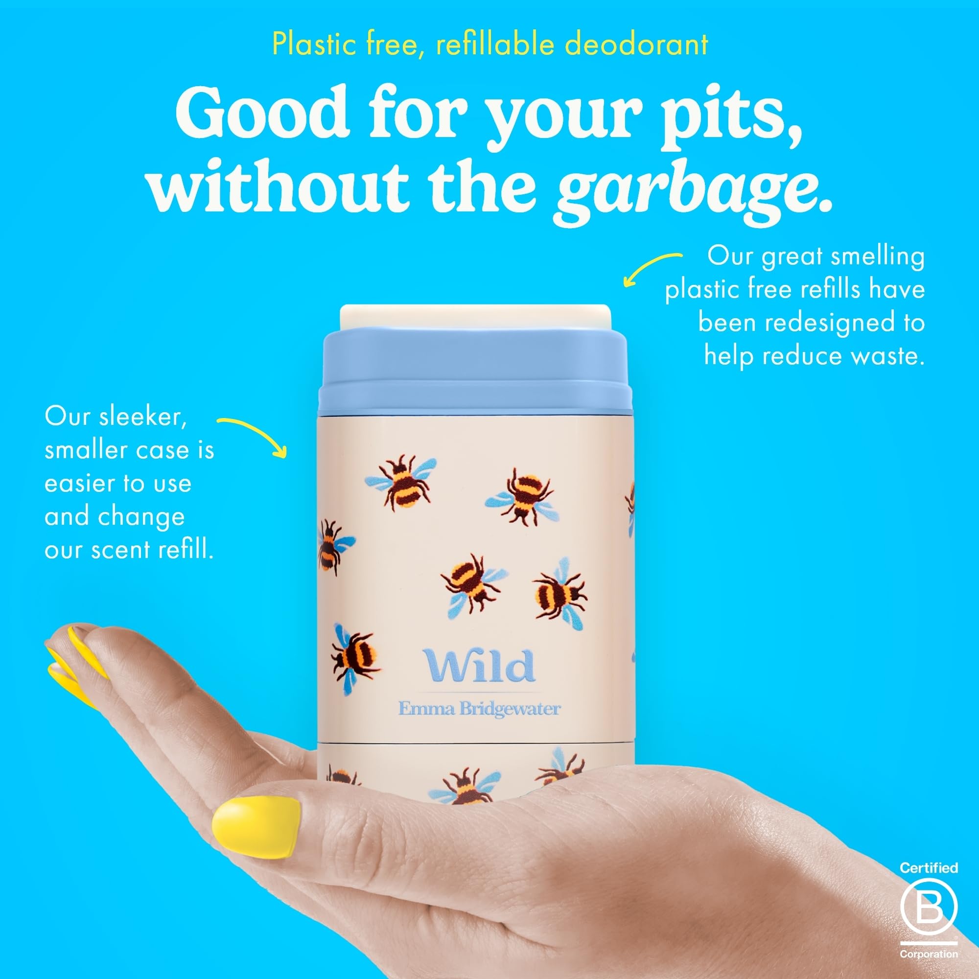 Wild estuche abeja con rellenos, aroma flor de cerezo suave
