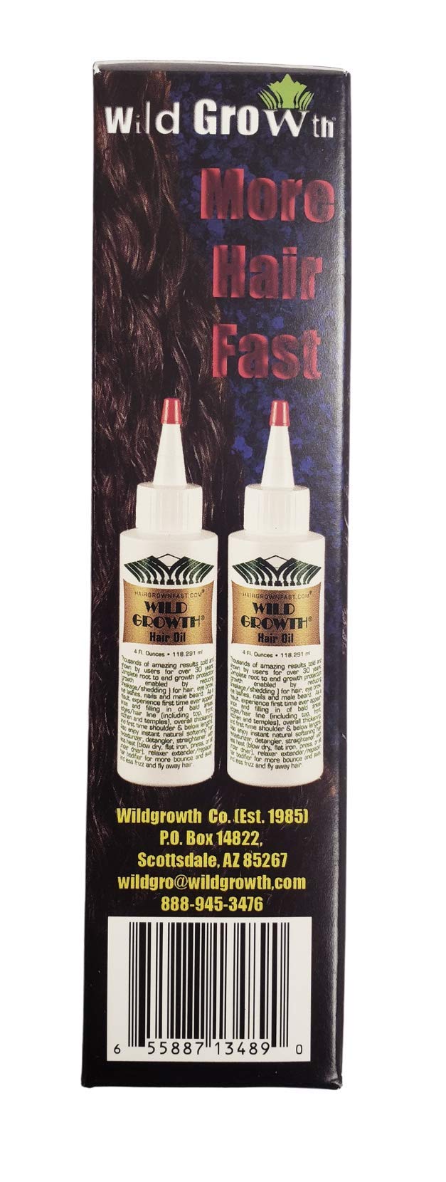 Wild Growth Hair Oil mejora el brillo y la suavidad del cabello.