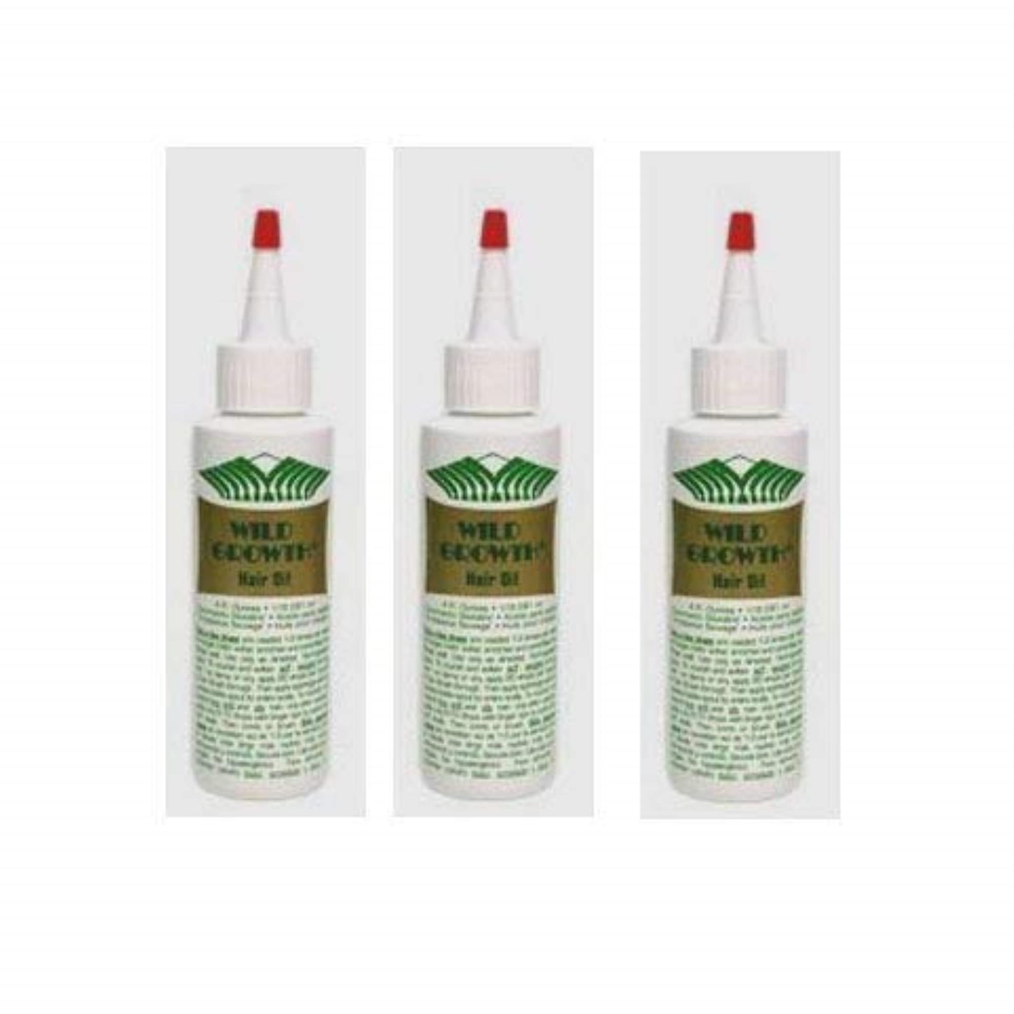 Wild Growth Huile Cheveux emballage et bouteille, usage quotidien possible pour brillance naturelle