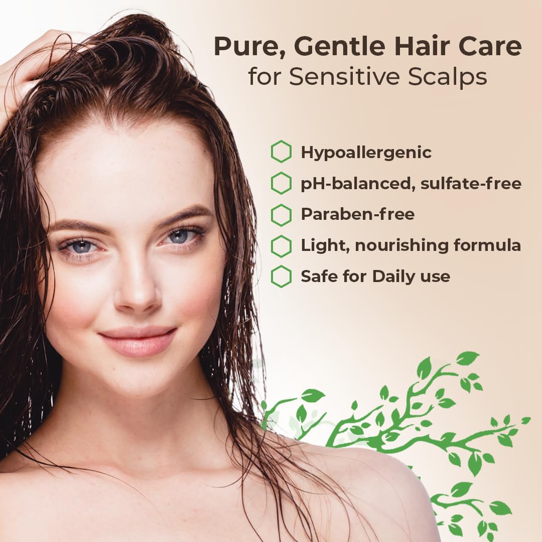 Wild Naturals champú eccema psoriasis: aplicación suave en cabello para alivio del picor