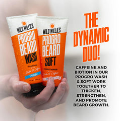 Wild Willies acondicionador para barba con biotina y cafeína, promueve crecimiento saludable