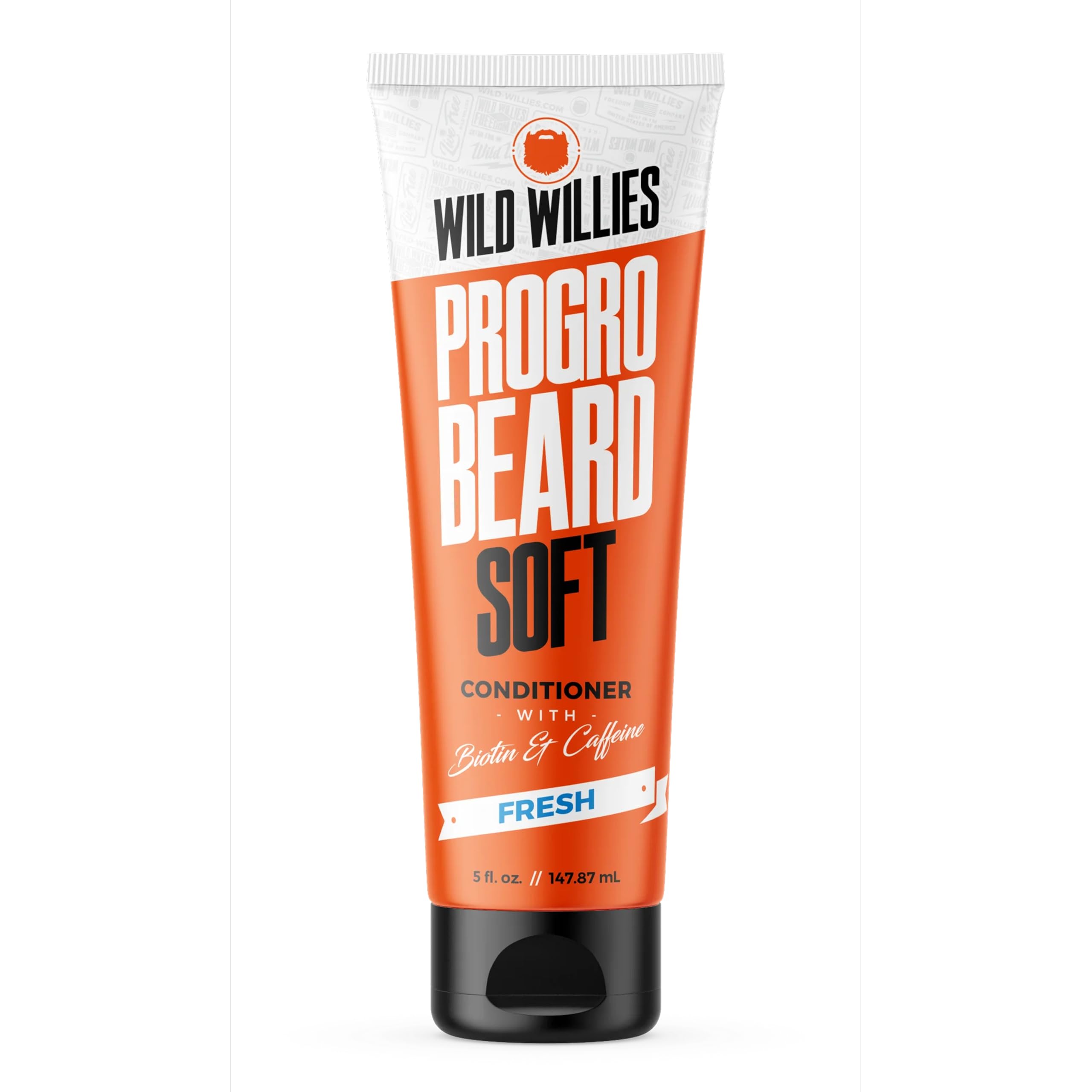Condicionador Wild Willies para barba, envase 5 onzas, suaviza la textura y frizz