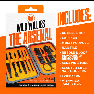 Pinzas Wild Willies para uñas con precisión en la eliminación de imperfecciones
