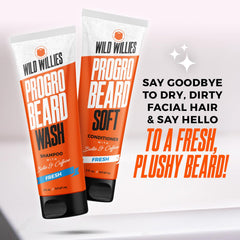 Wild Willies serum para barba con biotina y cafeína para mejor manejabilidad de la barba