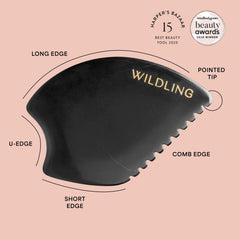 Wildling Empress Stone: detalle de bordes para optimizar la técnica de gua sha