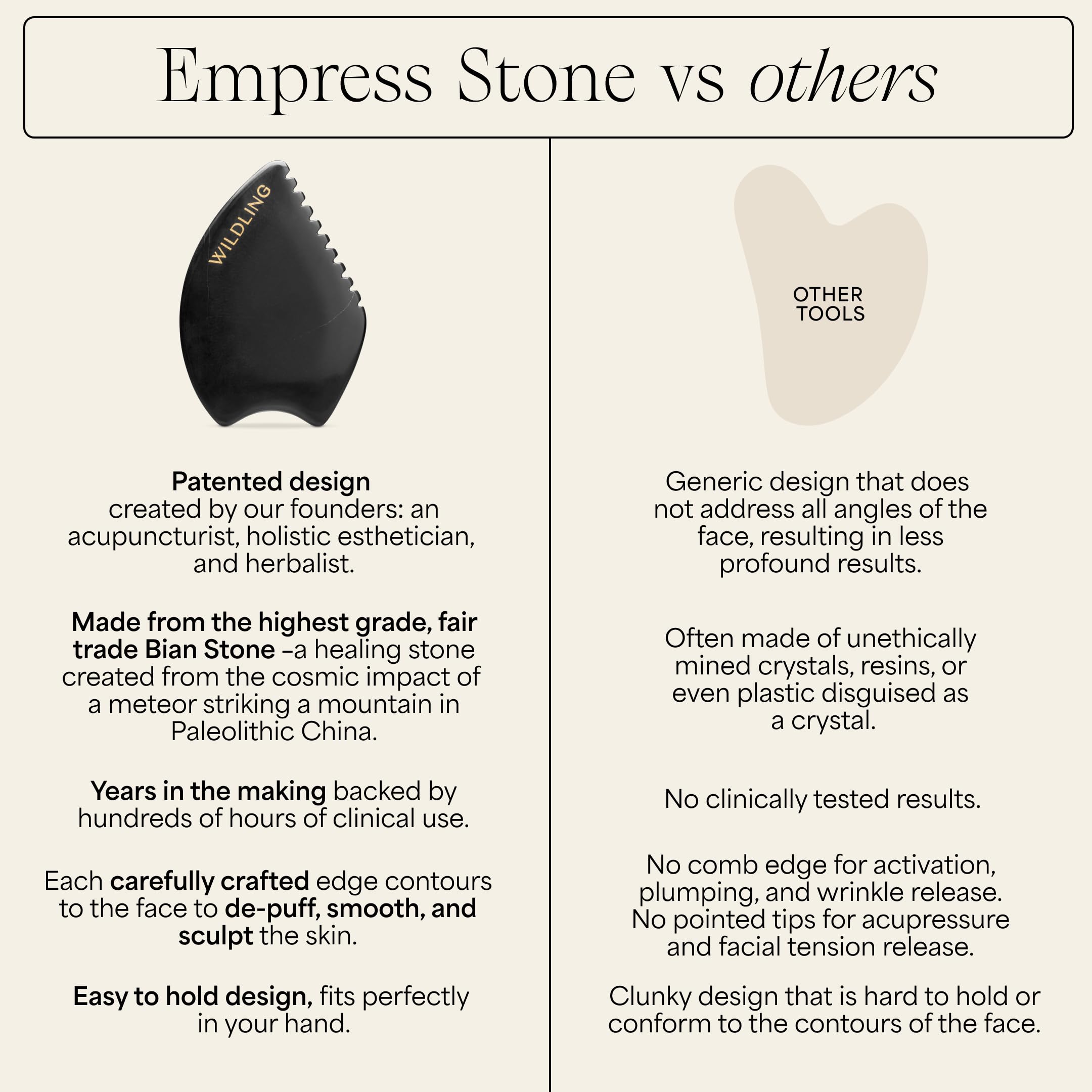Wildling Empress Stone: piedra de Bian auténtica y de alta calidad