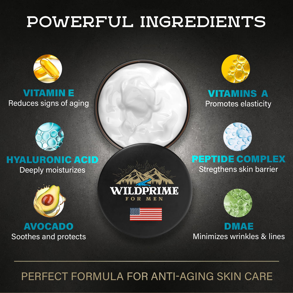 WildPRIME con colágeno para soporte y firmeza facial.