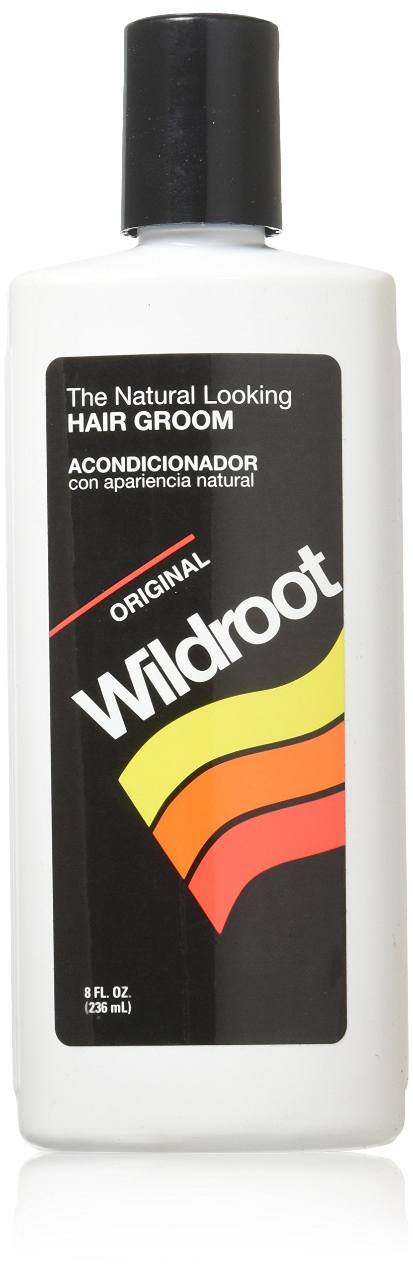 Wildroot Original Hair Groom, vertido desde la botella para fijar el peinado suavemente